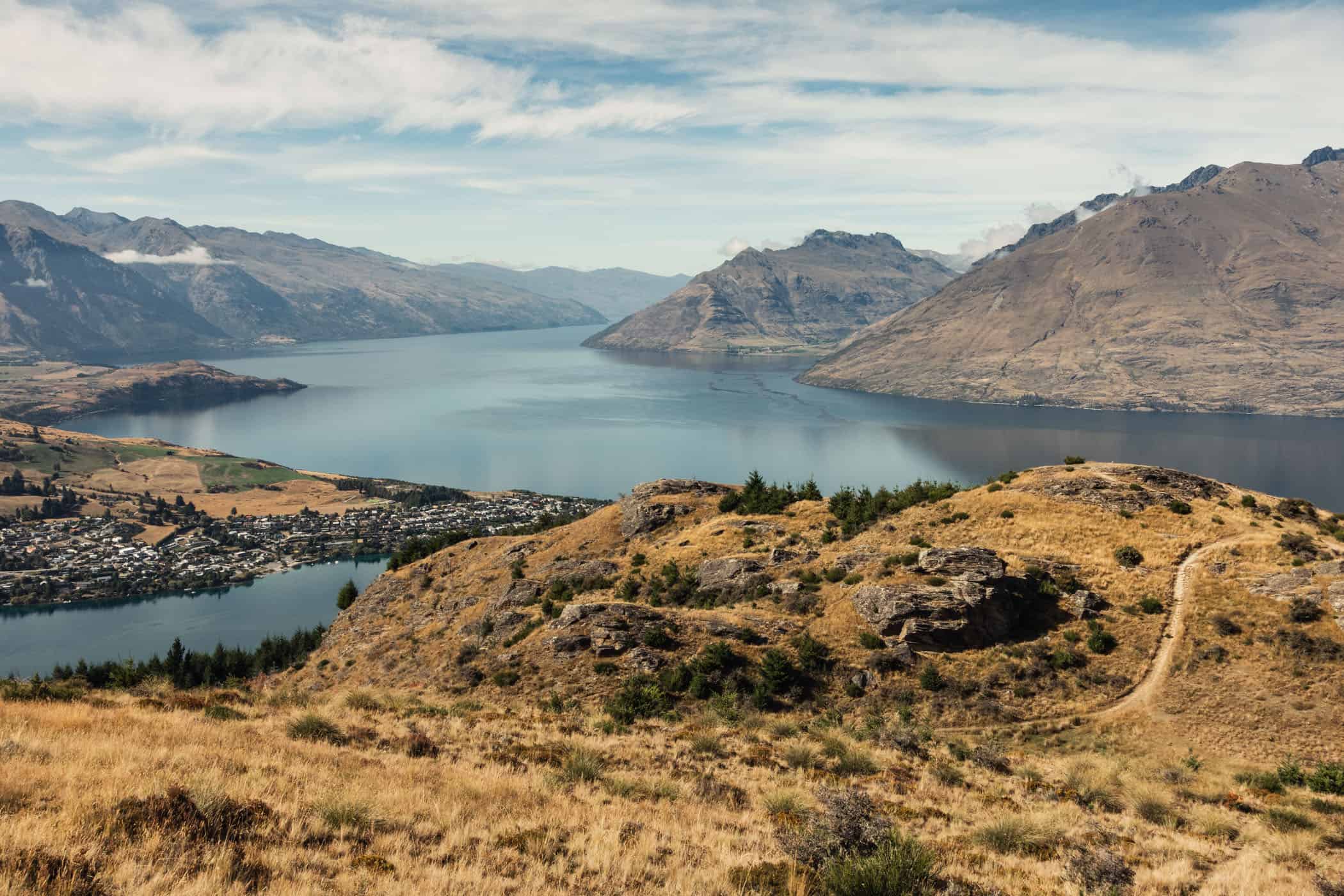 View from top of Queenstown Hill