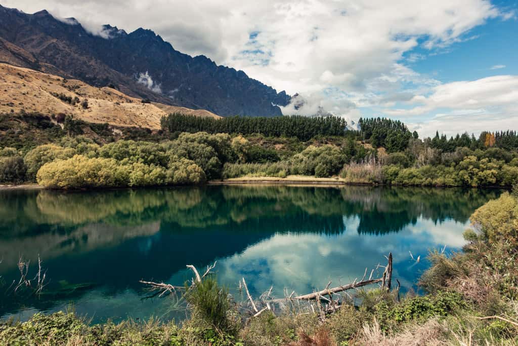 Section of Queenstown Cycle Trail follows Kawarau River