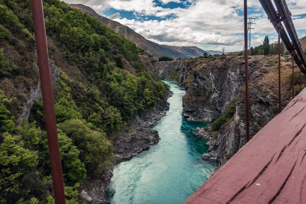 View from historic Kawarau Bridge