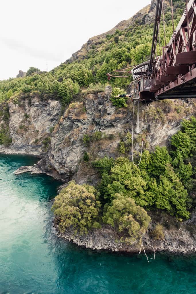 Bungy jump at AJ Hackett Kawarau Bungy Centre