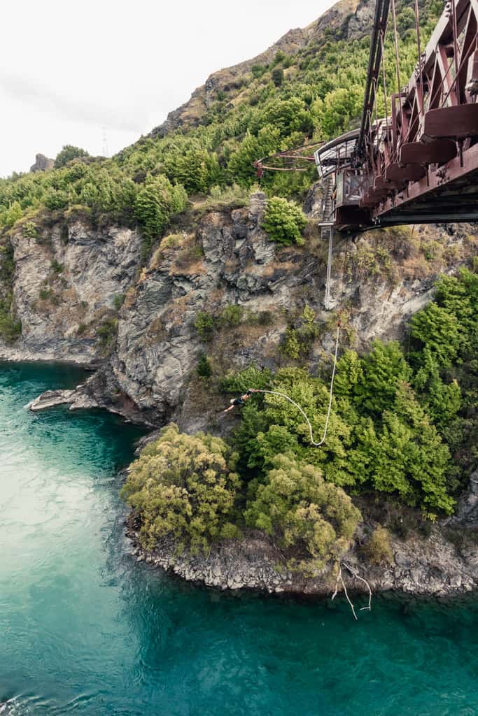 Bungy jump at AJ Hackett Kawarau Bungy Centre