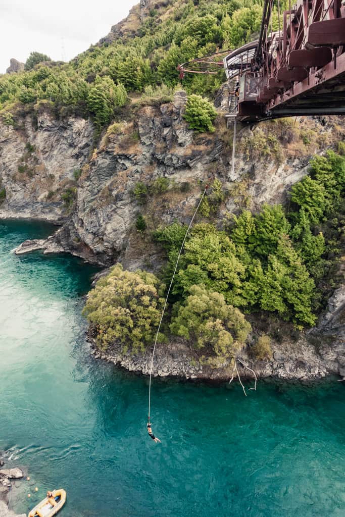Bungy jump at AJ Hackett Kawarau Bungy Centre
