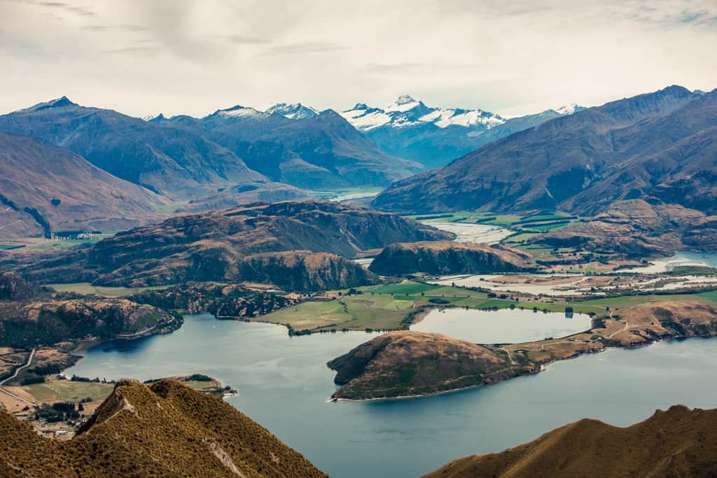 View from Roys Peak Track Wanaka