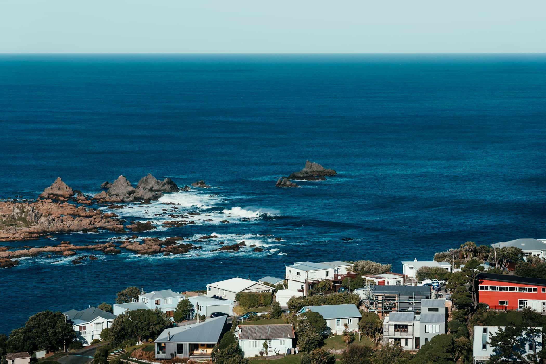 View of Taputeranga Island Wellington