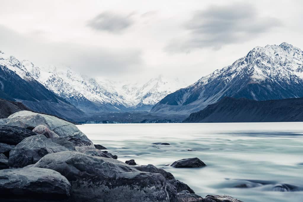 Tasman Lake Mount Cook National Park