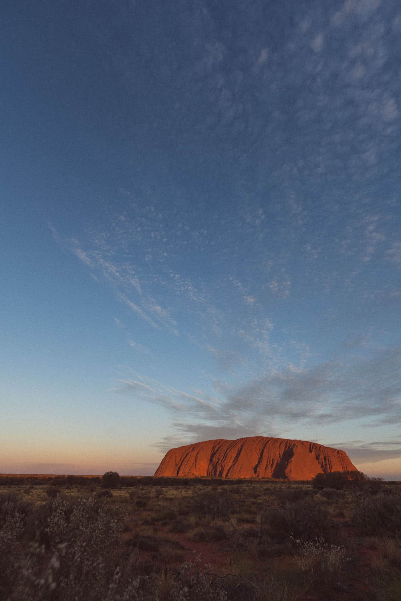 Uluru sunset