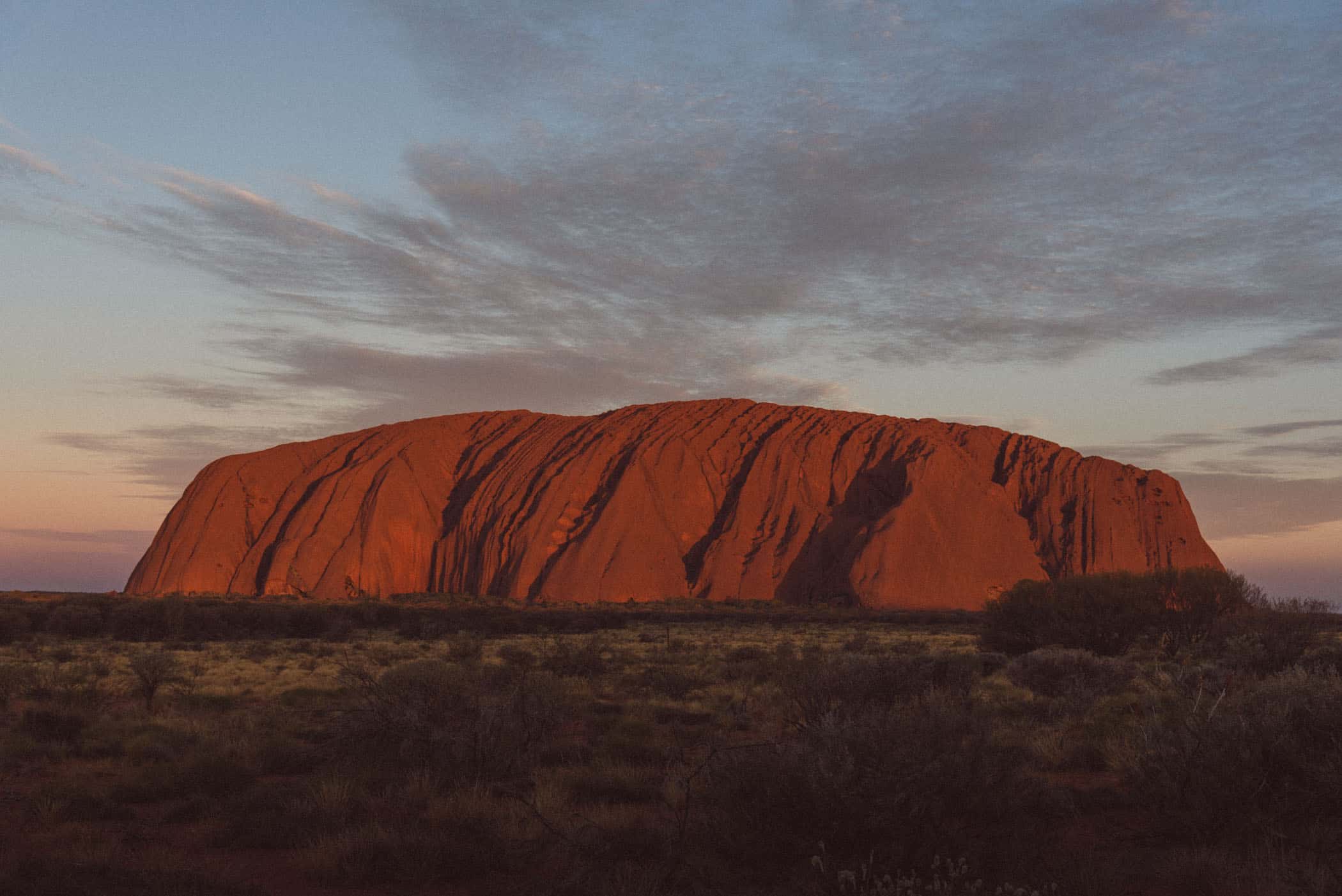 Uluru sunset