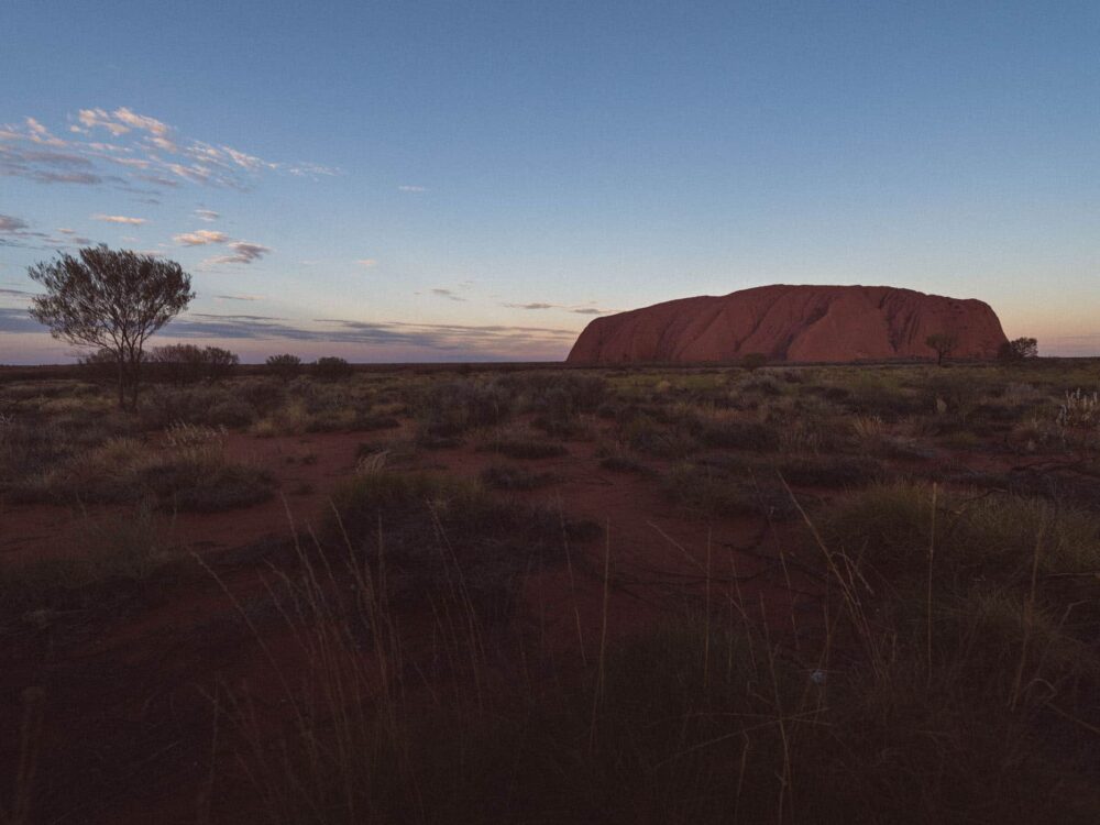 Uluru sunset