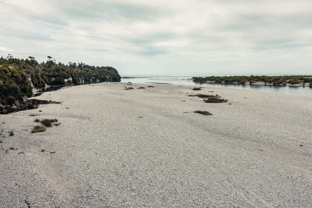 River inlet seen from West Coast Wilderness Trail